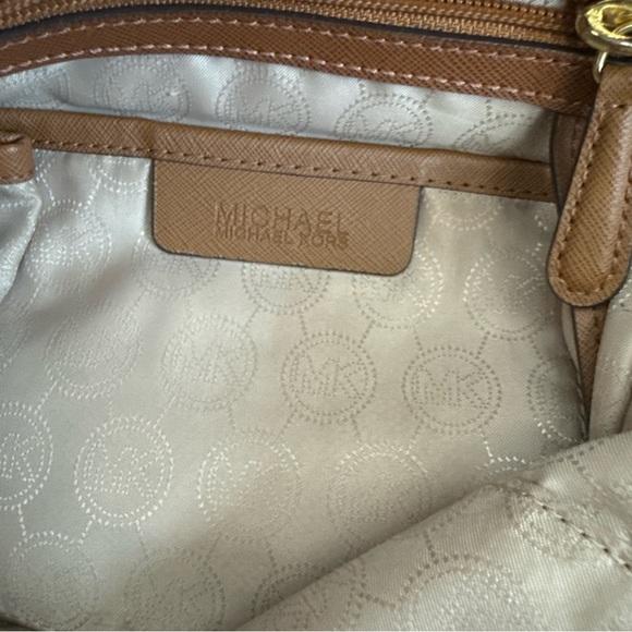 Preowned Michael Kors Kempton Navy Blue Nylon Tote Shoulder Handbag Purse P - Picture 13 of 13